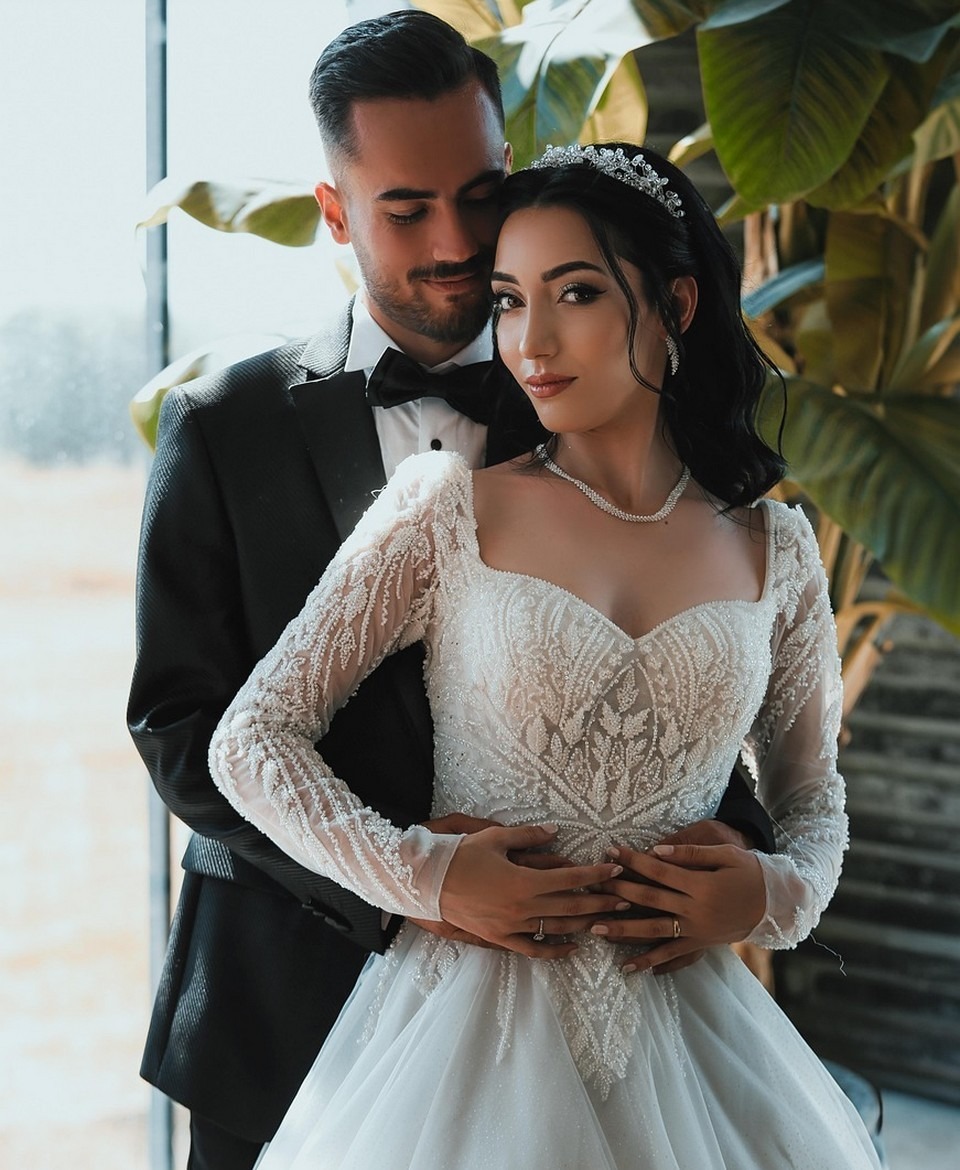 braut & bräutigam mode unten