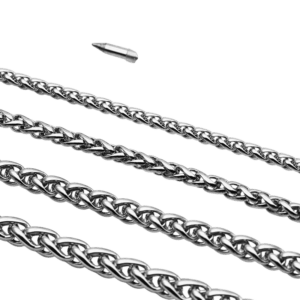 Titanstahl-Halsketten für Männer